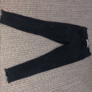 Gap Distressed black denim
